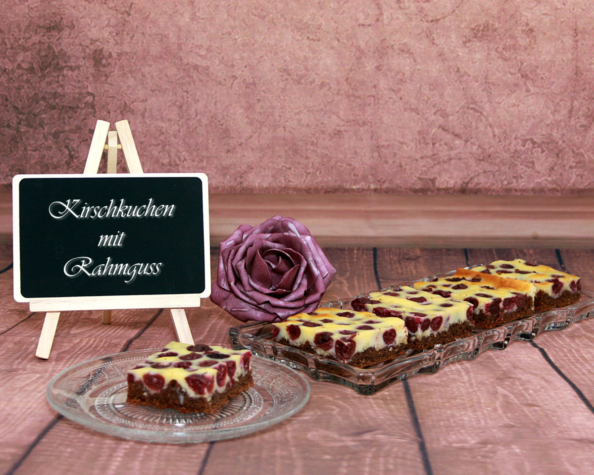 Kirschkuchen mit Rahmguss – MissBakeria