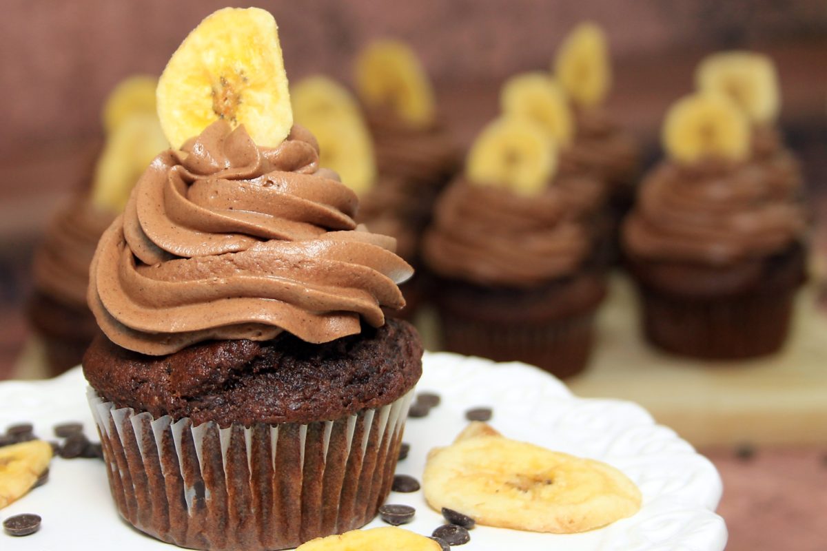 Bananen-Schoko-Cupcakes – MissBakeria